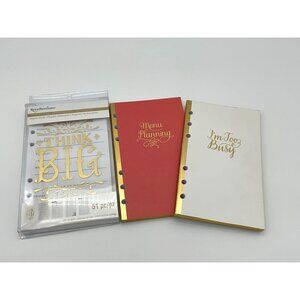 Recollections Creative Year Set of 3 Refill packs Journal Menu Planning  & More